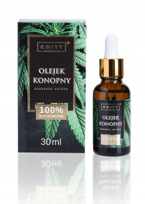 OLEJEK KONOPNY Włosy i Ciało 100% 30 ml