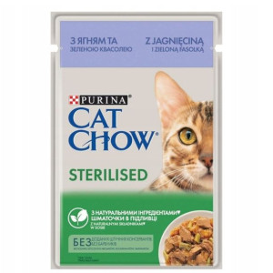 CAT CHOW Saszetka dla kota Jagnięcina Fasolka 85g