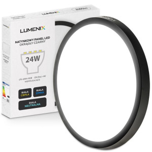 Panel plafon LED natynkowy okrągły 24W PREMIUM CCD