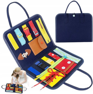 Montessori Tablica Edukacyjna Sensoryczna 14w1 Xxl