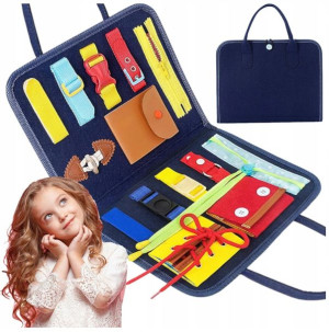 Montessori Tablica Edukacyjna Sensoryczna Roczek