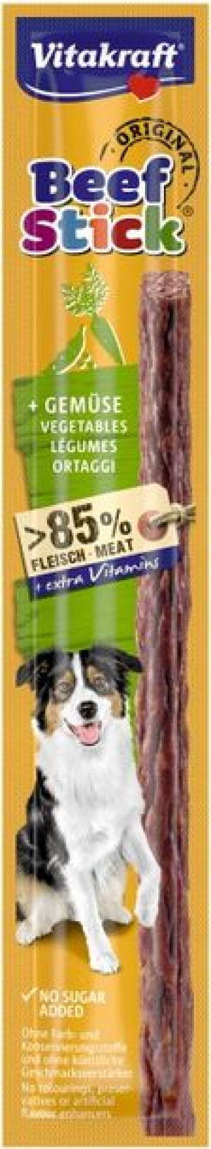 VITAKRAFT Beef Stick Przysmak Warzywa 1szt.