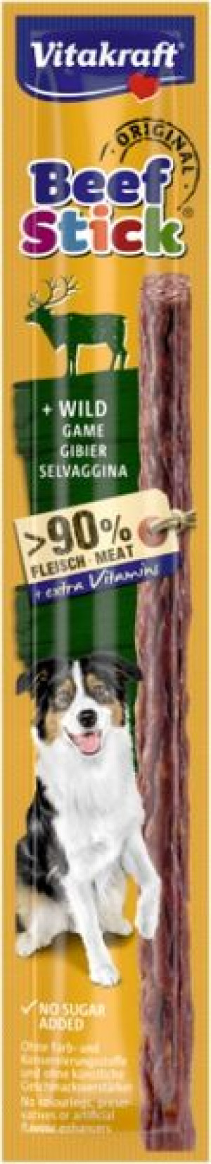 VITAKRAFT Beef Stick Przysmak Dziczyzna 1szt.