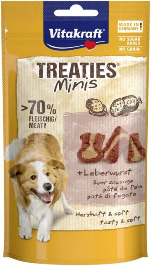 VITAKRAFT Pies Treaties Minis wątróbka 48g