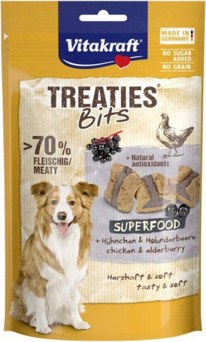 VITAKRAFT Pies Treaties Bits czarny bez 100g