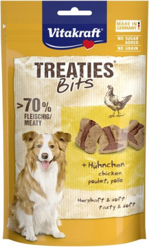 VITAKRAFT Pies Treaties Bits przysmak kurczak 120g