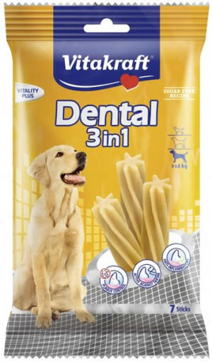 VITAKRAFT Pies Dog Dental 3w1 Medium 180g