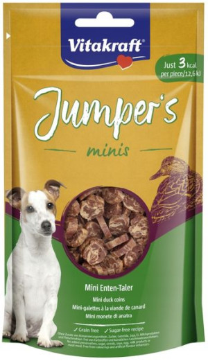 VITAKRAFT Pies Jumpers Minis Coins kaczka 80g