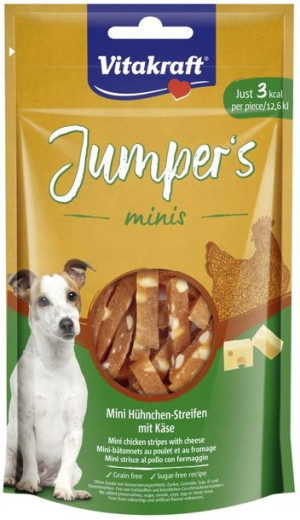 VITAKRAFT Pies Jumpers Minis kurczak z serem 80g
