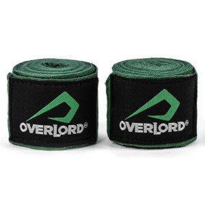 Bandaże Bokserskie taśmy owijki Overlord 350cm Zielony