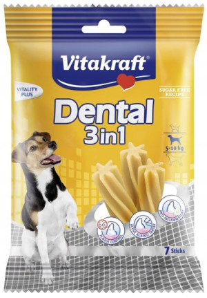 VITAKRAFT Pies Dog Dental 3w1 Small 120g