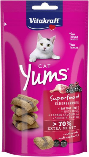 VITAKRAFT Yums przysmak dla kota czarny bez 40g