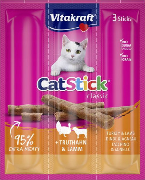 VITAKRAFT Kot Stick Mini indyk jagnięcina 18g