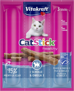 VITAKRAFT Kot Stick Mini flądra omega-3 18g