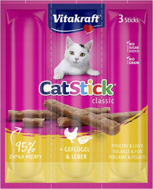 VITAKRAFT Kot Stick Mini drób i wątróbka 18g