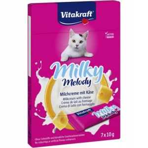 VITAKRAFT Kot Milky Melody przysmak z serem 7x10g