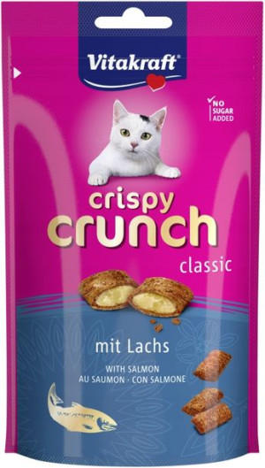 VITAKRAFT Kot Crispy Crunch łosoś przysmak 60g