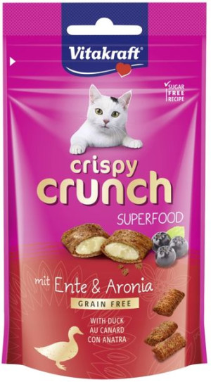 VITAKRAFT Kot Crispy Crunch kaczka aronia 60g