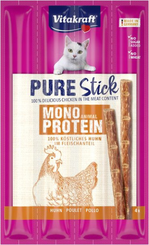 VITAKRAFT Kot Pure Stick kurczak 4x5g