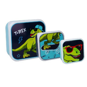 Snack box śniadaniówka 3w1 dinozaur T-Rex