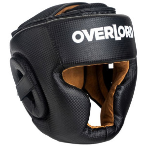 Kask Bokserski MMA sparingowy ochronny treningowy Overlord Kevlar Czarny S
