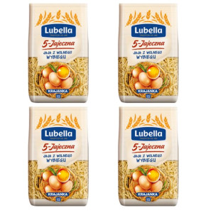 4x Lubella Jajeczna Makaron Krajanka  400 g