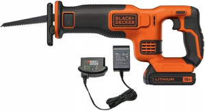 BLACK DECKER BDCR18 Piła szablasta 18V 1,5Ah