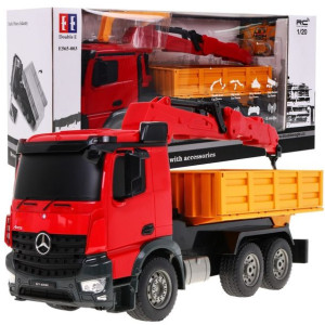 Ciężarówka Dźwig HDS Mercedes-Benz Arocs Zdalnie sterowany 1:20 Ruchome czę