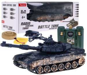 Zdalnie sterowany czołg T-90 1:28  Wielka Bitwa Czołgów  Dźwięki Światła