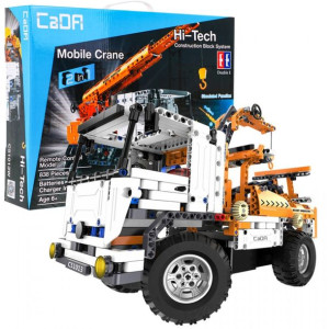 Klocki techniczne CaDA 838 el. Zdalnie sterowany Dźwig + Wciągarka 2w1