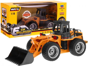 Spychacz Zdalnie sterowany model 1:18 Metalowe ruchome elementy