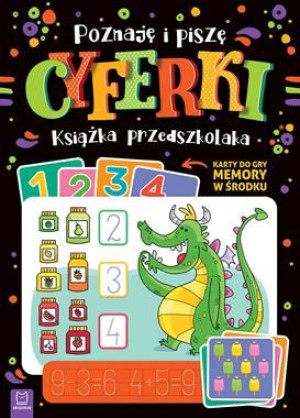 Poznaję i piszę cyferki książka przedszkolaka