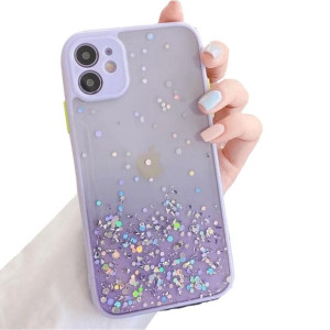 Etui Brokat Glimmer Do Xiaomi Redmi Note 11 Pro 4G 5G Fioletowe + Szkło