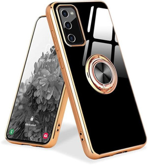 Etui Goldie Ring Holder Do Xiaomi Mi 11 Ultra Czarne + Folia