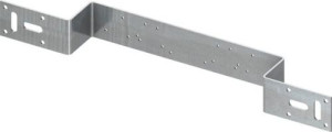 TECE listwa L - 100 / 80 mm montażowa podwójna do kolan naściennych 740111