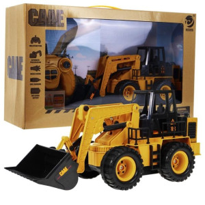 Zdalnie sterowany Spychacz Model 1:24 Ruchoma łyżka  Dźwięki  Akcesoria