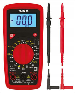 Wielofunkcyjny Miernik Cyfrowy Yt-73081 Yato