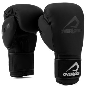 Rękawice Bokserskie sparingowe treningowe Overlord Rage Czarne 10 oz