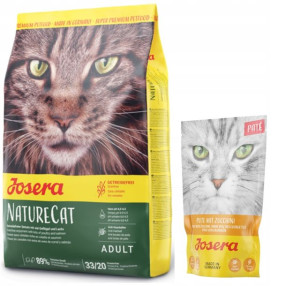 JOSERA Nature Cat karma bezzbożowa 2kg + GRATIS