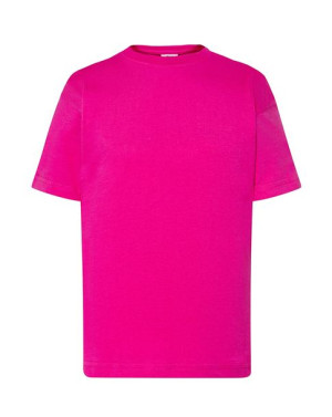 T-shirt dziecięcy 100% bawełna fuksja roz. 7/8