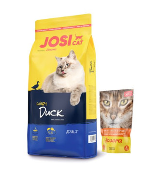 JOSERA JOSICAT Crispy Duck Kaczka 10kg + GRATIS