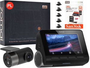 Kamera samochodowa 70mai A800S 4K +WSTECZNA ZESTAW