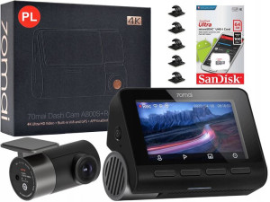 Kamera samochodowa 70mai A800S 4K +WSTECZNA ZESTAW