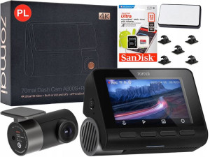 Kamera samochodowa 70mai A800S 4K +WSTECZNA ZESTAW