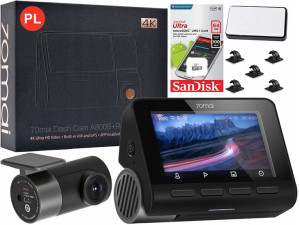 Kamera samochodowa 70mai A800S 4K +WSTECZNA ZESTAW