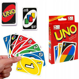 Uno Gra Karciana Zestaw Kart Uno Karty