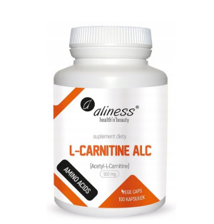 Aliness l - carnitine ALC acetyl l karnityny 500mg
