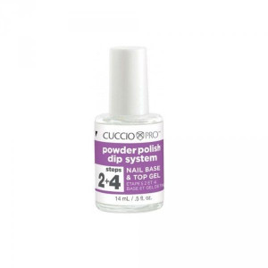 CUCCIO DIP Krok 2+4 do tytanu - Nail Base & Top Gel - Baza i Top - 14ml