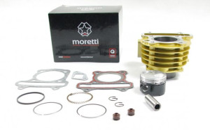 Cylinder 60cc Moretti do skutera Huragan 5 z silnikiem poziomym/kolor żółty