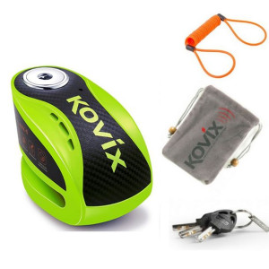 KOVIX KNX10 BLOKADA tarczy z ALARMEM 120dB neonowa GRATISY